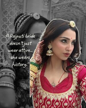 Anaya Pratap Instagram - We don’t follow trends — we define them. This isn’t
just fashion, it’s a bold revolution in traditional fashion.
Follow the mind behind the movement: @shadeshathoj & @sayyan_photography