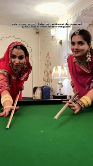 Anaya Pratap Instagram - Chalo iss game ka naam batao ? Ya fir aapka Koi favourite game batao 🙄
✨ Modern Maharaniyas aren’t bound by rules —
they weave tradition with freedom,
strength with softness,
royalty with play.
👑 Somewhere between their games,
they reign in their own way.