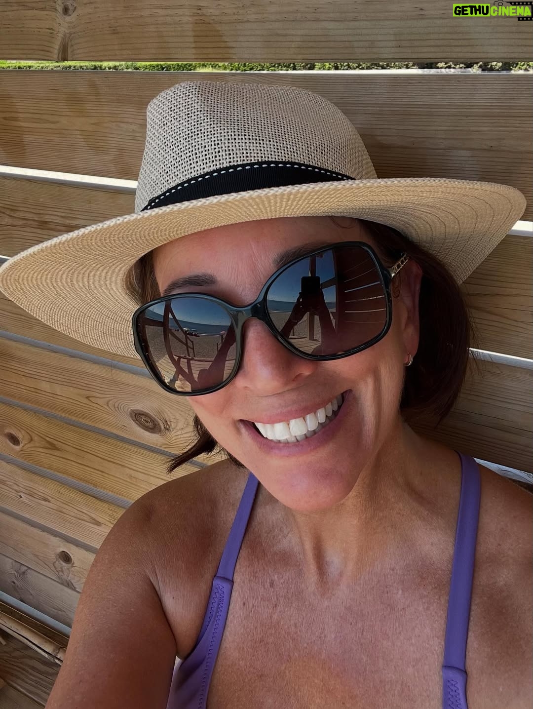Andrea McLean - 2.9K Likes - This is 56.
I made it. I am happy about that.

I spent the day exactly as I’d hoped. With Mr F by my side.
Barefoot. Sandy toes. 
Spoke to everyone I love. Got some beautiful messages from friends and felt their love. 
Ate prawns. Snoozed. 
Walked home and the two loads of washing I’d put out were dry. 

Best. Day. Ever.