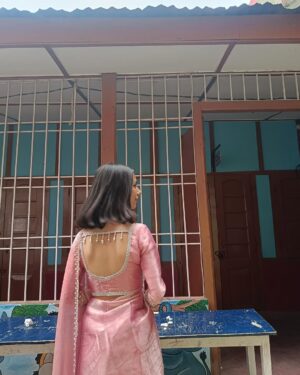 Aney Lepcha Instagram - Saraswati Puja 2025 🌸🪷 #saraswatipuja#saree#fyp#pink