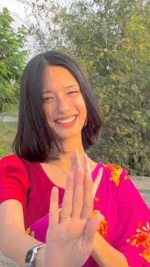 Aney Lepcha Instagram - 🤭💕#katrinakaif#salmankhan#aneylepcha#dance#saree#fyp#trending#love#india#assam#aitheyaa