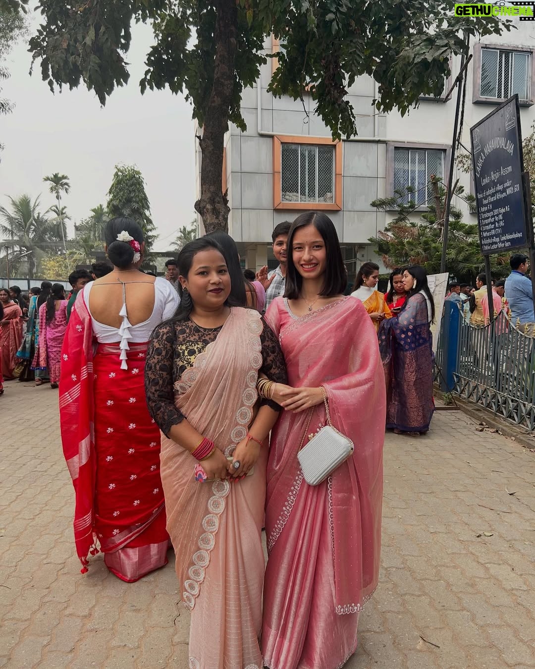 Aney Lepcha - 23.7K Likes - Saraswati Puja 2025 🌸🪷 #saraswatipuja#saree#fyp#pink