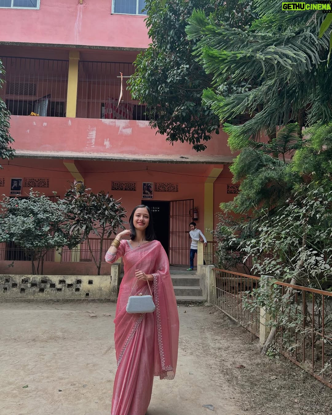 Aney Lepcha - 23.7K Likes - Saraswati Puja 2025 🌸🪷 #saraswatipuja#saree#fyp#pink