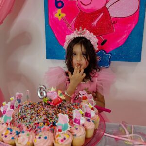 Angel Elena Instagram - She wanted Peppa pig theme on her birthday 🎂 🎉😘😘and here are some glimpses ❤️
Thank you all for the birthday wishes and so much love towards Elena ❤️🧿
Blessed with such a nice family like you all🙏
Love you my princess 👸 😘😘😘
God bless you always 🙏🧿
#birthdaycake #peppapigcake #peppappigdress#peppapigparty #peppapigfecor#peppafairy #birthdaygirl #birthdaygirls #diydecor#birthdaycelebrations #6yearsold #princess #birthay #myprincess👑❤️ #instapic #instagram ##thankful#blessed
#
