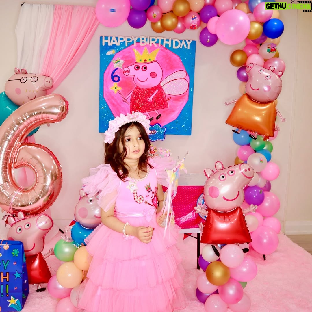 Angel Elena - 660 Likes - She wanted Peppa pig theme on her birthday 🎂 🎉😘😘and here are some glimpses ❤️
Thank you all for the birthday wishes and so much love towards Elena ❤️🧿
Blessed with such a nice family like you all🙏
Love you my princess 👸 😘😘😘
God bless you always 🙏🧿

#birthdaycake #peppapigcake #peppappigdress#peppapigparty #peppapigfecor#peppafairy #birthdaygirl #birthdaygirls #diydecor#birthdaycelebrations #6yearsold #princess #birthay #myprincess👑❤️ #instapic #instagram ##thankful#blessed 

#