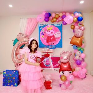 Angel Elena Instagram - She wanted Peppa pig theme on her birthday 🎂 🎉😘😘and here are some glimpses ❤️
Thank you all for the birthday wishes and so much love towards Elena ❤️🧿
Blessed with such a nice family like you all🙏
Love you my princess 👸 😘😘😘
God bless you always 🙏🧿
#birthdaycake #peppapigcake #peppappigdress#peppapigparty #peppapigfecor#peppafairy #birthdaygirl #birthdaygirls #diydecor#birthdaycelebrations #6yearsold #princess #birthay #myprincess👑❤️ #instapic #instagram ##thankful#blessed
#