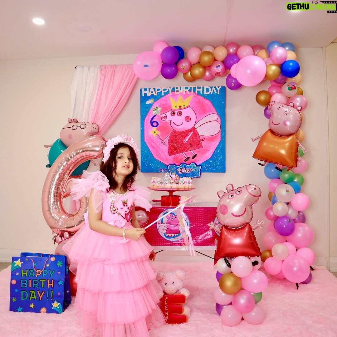 Angel Elena - 660 Likes - She wanted Peppa pig theme on her birthday 🎂 🎉😘😘and here are some glimpses ❤️
Thank you all for the birthday wishes and so much love towards Elena ❤️🧿
Blessed with such a nice family like you all🙏
Love you my princess 👸 😘😘😘
God bless you always 🙏🧿

#birthdaycake #peppapigcake #peppappigdress#peppapigparty #peppapigfecor#peppafairy #birthdaygirl #birthdaygirls #diydecor#birthdaycelebrations #6yearsold #princess #birthay #myprincess👑❤️ #instapic #instagram ##thankful#blessed 

#