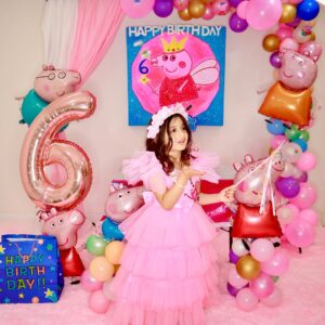 Angel Elena Instagram - She wanted Peppa pig theme on her birthday 🎂 🎉😘😘and here are some glimpses ❤️
Thank you all for the birthday wishes and so much love towards Elena ❤️🧿
Blessed with such a nice family like you all🙏
Love you my princess 👸 😘😘😘
God bless you always 🙏🧿
#birthdaycake #peppapigcake #peppappigdress#peppapigparty #peppapigfecor#peppafairy #birthdaygirl #birthdaygirls #diydecor#birthdaycelebrations #6yearsold #princess #birthay #myprincess👑❤️ #instapic #instagram ##thankful#blessed
#