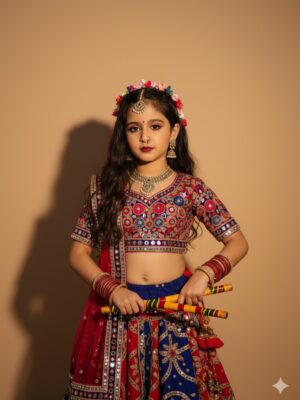 Angel Elena Instagram - Cute conversion of original pic into these beautiful outfits pic ❤️
#garwa #ai#googlegeminitrend❤️🤗✨ #googlegemini❤️ #newtrend#beauty #navratrivibes❤️ #gujarati