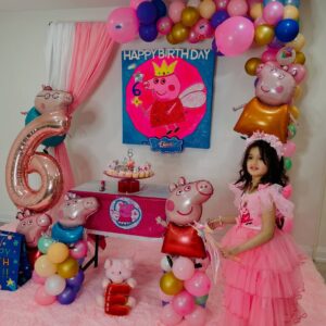 Angel Elena Instagram - She wanted Peppa pig theme on her birthday 🎂 🎉😘😘and here are some glimpses ❤️
Thank you all for the birthday wishes and so much love towards Elena ❤️🧿
Blessed with such a nice family like you all🙏
Love you my princess 👸 😘😘😘
God bless you always 🙏🧿
#birthdaycake #peppapigcake #peppappigdress#peppapigparty #peppapigfecor#peppafairy #birthdaygirl #birthdaygirls #diydecor#birthdaycelebrations #6yearsold #princess #birthay #myprincess👑❤️ #instapic #instagram ##thankful#blessed
#