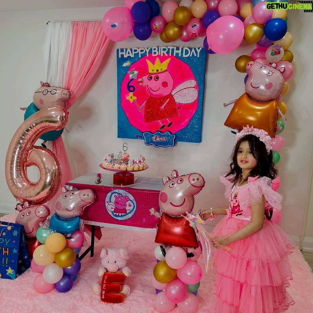 Angel Elena - 660 Likes - She wanted Peppa pig theme on her birthday 🎂 🎉😘😘and here are some glimpses ❤️
Thank you all for the birthday wishes and so much love towards Elena ❤️🧿
Blessed with such a nice family like you all🙏
Love you my princess 👸 😘😘😘
God bless you always 🙏🧿

#birthdaycake #peppapigcake #peppappigdress#peppapigparty #peppapigfecor#peppafairy #birthdaygirl #birthdaygirls #diydecor#birthdaycelebrations #6yearsold #princess #birthay #myprincess👑❤️ #instapic #instagram ##thankful#blessed 

#