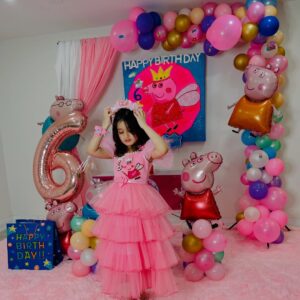 Angel Elena Instagram - She wanted Peppa pig theme on her birthday 🎂 🎉😘😘and here are some glimpses ❤️
Thank you all for the birthday wishes and so much love towards Elena ❤️🧿
Blessed with such a nice family like you all🙏
Love you my princess 👸 😘😘😘
God bless you always 🙏🧿
#birthdaycake #peppapigcake #peppappigdress#peppapigparty #peppapigfecor#peppafairy #birthdaygirl #birthdaygirls #diydecor#birthdaycelebrations #6yearsold #princess #birthay #myprincess👑❤️ #instapic #instagram ##thankful#blessed
#