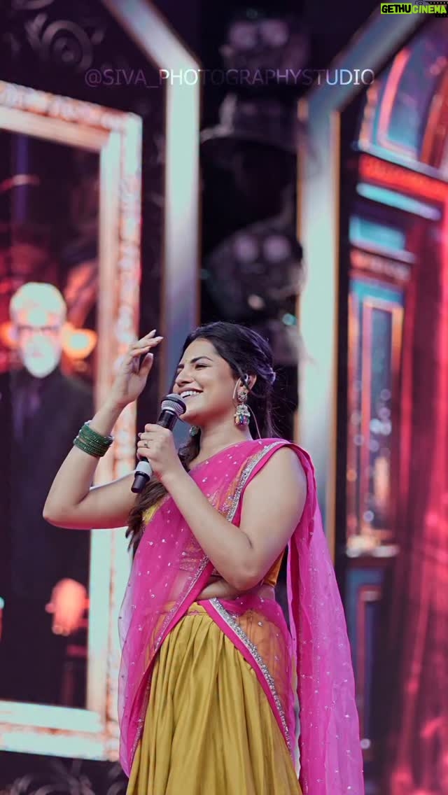 Angelin B - 56.6K Likes - Idli kadai pre release event - Trichy 

Stage - a place of too many emotions, and the one where i absolutely feel belonged to 💛🥹

Thank you @siva_photographystudio for capturing these moments, I love it.

#angelin #vjangelin #new #love #trending #idlikadai