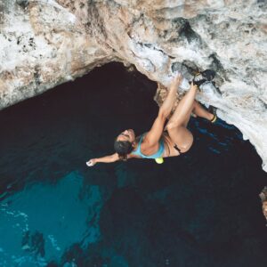 Angie Scarth-Johnson Instagram - Boy sport? Kinda just feels like a boy audience 🌸🧚‍♀️🤍 

 Also, Forgot to share my send  of 
“snatch” 8a  ✔️🧝🏾‍♀️ 🫶🏼

📸  @honngy 
Pic 1: 📍cala varques
Pic 2: 📍Diablo wall 

@thenorthface_climb @thenorthface @thenorthface_aunz @tenayaclimbing @camp1889outdoor @frictionlabs