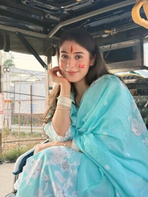 Anisha Mishra Instagram - Haare ke sahare ,Baba Shyam Humare 🙏❣️
#shyam #khatushyambaba #shyambaba