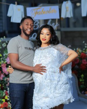 Anita Fabiola Instagram - Oh to be loved like this! My heart is full. ❤️ 

Decor @inspiredhopeevents 
Organized by @bello_and_blue_events 
Dress @berylqouture 
Photography @samiezweddings 
Hair @mbajja_sean 
MUA @imani_makeup_studio