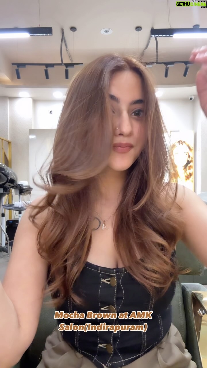 Anjali Manchanda - 1K Likes - Mocha Brown..🤎#haircolor #amksalon #anjalimua