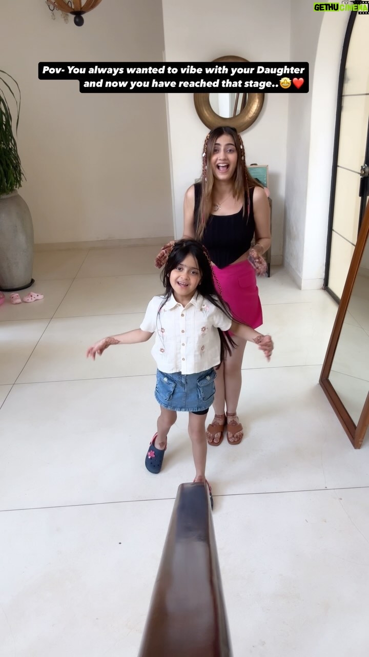 Anjali Manchanda - 2.1K Likes - When your Daughter vibe better than you✨❤️🤩
#anjalimua #motherdaughter