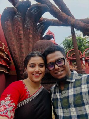 Ankita Bhattacharyya Instagram - Durga Puja Pandal Hopping ❤️
1st time Kolkatar pujo dekha  @ujanmondal ❤️❤️❤️❤️