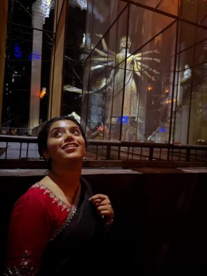 Ankita Bhattacharyya Instagram - Durga Puja Pandal Hopping ❤️
1st time Kolkatar pujo dekha  @ujanmondal ❤️❤️❤️❤️