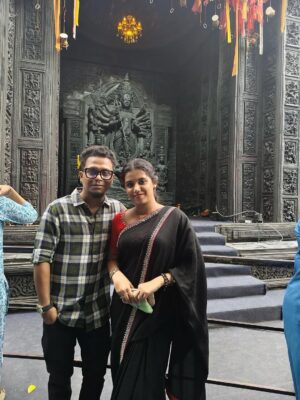 Ankita Bhattacharyya Instagram - Durga Puja Pandal Hopping ❤️
1st time Kolkatar pujo dekha  @ujanmondal ❤️❤️❤️❤️