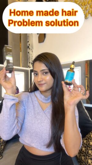 Ankita Mishra Instagram - Home made solution for hairfall #hairfallsolution #hairloss #haircare