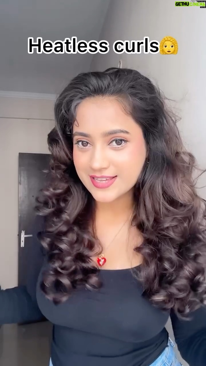 Ankita Mishra - 198 Likes - Heatless curls ✅ 

#Curls #hairstyle #haircare