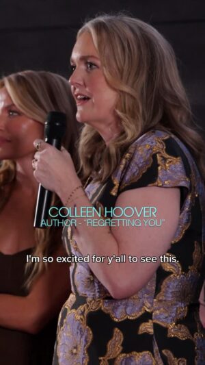 Anna Todd Instagram - book fans packed the #RegrettingYouMovie screening hosted by @colleenhoover and producer @annatodd. They laughed, cried, and loved it all. β¨ get your tickets now to see it only in theatres October 24. link in bio!