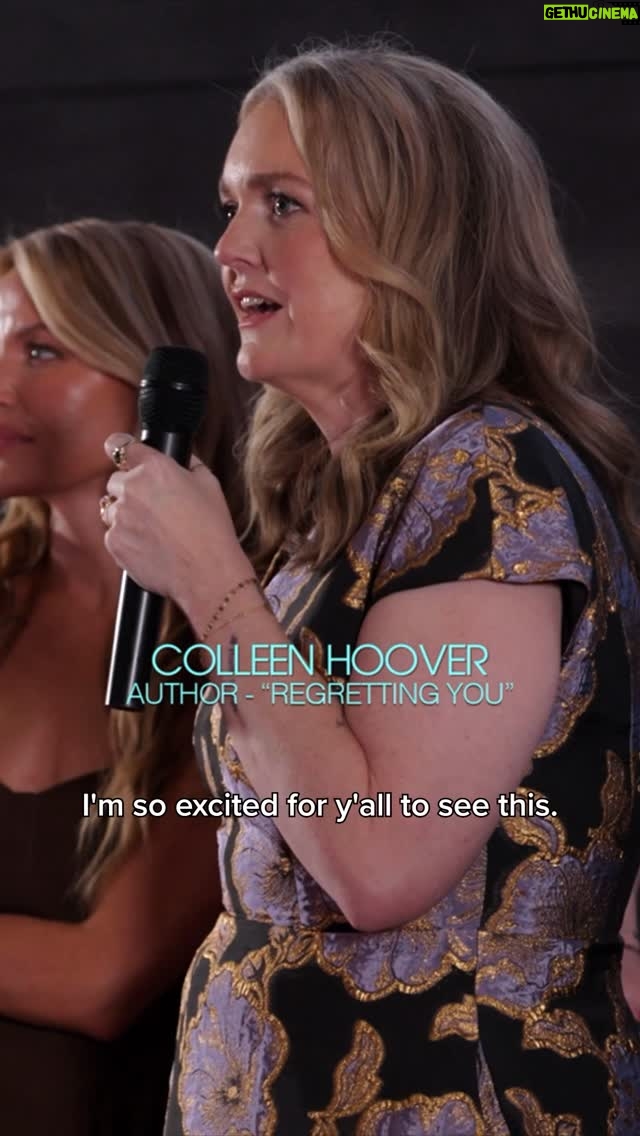 Anna Todd - 5.1K Likes - book fans packed the #RegrettingYouMovie screening hosted by @colleenhoover and producer @annatodd. They laughed, cried, and loved it all. ✨ get your tickets now to see it only in theatres October 24. link in bio!