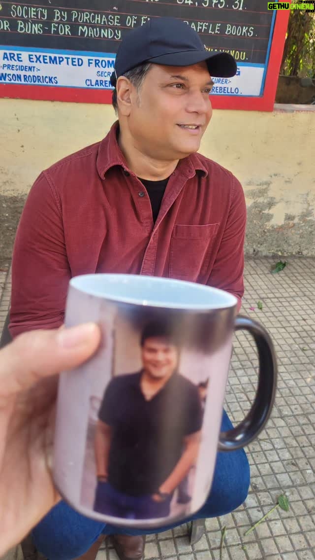 Ansha Sayed - 32.5K Likes - Yeh cops ke cups are especially designed by Satish Dada and Suresh Dada, our dearest caretakers on set 😀 🙏