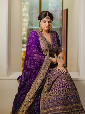 Anshula Kapoor Instagram - Every detail you see here - the outfit, the hair, the makeup - came straight from the hearts and hands of people I love.

@arpita__mehta , you’ve been with me through every first: my first sari, my first lehenga.. so it only felt right that you make my first wedding outfit too. You pour love into every thread, and I felt it all. My lehenga reflected a piece of us - with Bandhini, traditional Kutch embroidery, and mirror work that honoured Rohan’s roots, and your heart in every stitch. Thank you for making me the lehenga of my dreams & indulging me and all my whims and wishes! 🤗

@manishamelwani , thank you for making me feel my most beautiful. For gently pushing me outside my comfort zone and for always saying “let’s try it” to every wild idea we’ve had together.🥰

@sabakhanmakeup & @hairby_shivanik , you two have been with me through every look, every shoot, every meltdown.. you’ve dolled me up for birthdays, for a few special date nights, and every small and big occasion in between. You’re not just my glam team - you’re family. I wouldn’t have dreamt of doing this day without you. Thank you for all the love, laughter, and patience through every bit of my crazy. 🤗

Best team, biggest cheerleaders, and the reason I walked into the day grounded, smiling & glowing. Feeling completely me! 💜

📸: @thehouseontheclouds 

Outfit: @arpitamehtaofficial
Jewelry - @ajewelsbyanmol, gold kadas are moms
Footwear: @aprajitatoorofficial 
Styled by: @manishamelwani, Assisted by @rudri_kariya
Draper: @jayatai_
Makeup: @sabakhanmakeup
Hair: @hairby_shivanik
Nails: @naildateofficial 
Content team: @daultanipawan @bothrasakshi