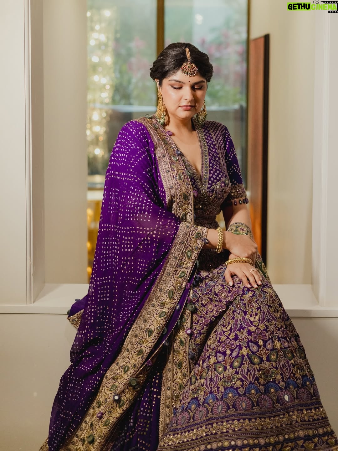 Anshula Kapoor - 85.3K Likes - Every detail you see here - the outfit, the hair, the makeup - came straight from the hearts and hands of people I love.

@arpita__mehta , you’ve been with me through every first: my first sari, my first lehenga.. so it only felt right that you make my first wedding outfit too. You pour love into every thread, and I felt it all. My lehenga reflected a piece of us - with Bandhini, traditional Kutch embroidery, and mirror work that honoured Rohan’s roots, and your heart in every stitch. Thank you for making me the lehenga of my dreams & indulging me and all my whims and wishes! 🤗

@manishamelwani , thank you for making me feel my most beautiful. For gently pushing me outside my comfort zone and for always saying “let’s try it” to every wild idea we’ve had together.🥰

@sabakhanmakeup & @hairby_shivanik , you two have been with me through every look, every shoot, every meltdown.. you’ve dolled me up for birthdays, for a few special date nights, and every small and big occasion in between. You’re not just my glam team - you’re family. I wouldn’t have dreamt of doing this day without you. Thank you for all the love, laughter, and patience through every bit of my crazy. 🤗

Best team, biggest cheerleaders, and the reason I walked into the day grounded, smiling & glowing. Feeling completely me! 💜

📸: @thehouseontheclouds 

Outfit: @arpitamehtaofficial
Jewelry - @ajewelsbyanmol, gold kadas are moms
Footwear: @aprajitatoorofficial 
Styled by: @manishamelwani, Assisted by @rudri_kariya
Draper: @jayatai_
Makeup: @sabakhanmakeup
Hair: @hairby_shivanik
Nails: @naildateofficial 
Content team: @daultanipawan @bothrasakshi