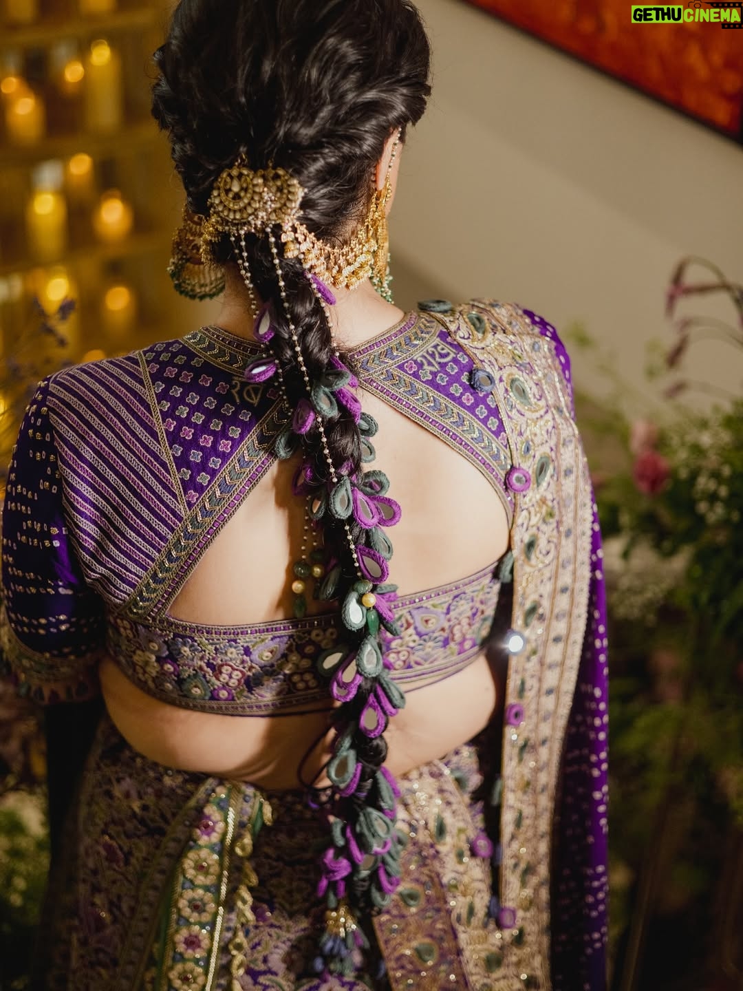 Anshula Kapoor - 85.3K Likes - Every detail you see here - the outfit, the hair, the makeup - came straight from the hearts and hands of people I love.

@arpita__mehta , you’ve been with me through every first: my first sari, my first lehenga.. so it only felt right that you make my first wedding outfit too. You pour love into every thread, and I felt it all. My lehenga reflected a piece of us - with Bandhini, traditional Kutch embroidery, and mirror work that honoured Rohan’s roots, and your heart in every stitch. Thank you for making me the lehenga of my dreams & indulging me and all my whims and wishes! 🤗

@manishamelwani , thank you for making me feel my most beautiful. For gently pushing me outside my comfort zone and for always saying “let’s try it” to every wild idea we’ve had together.🥰

@sabakhanmakeup & @hairby_shivanik , you two have been with me through every look, every shoot, every meltdown.. you’ve dolled me up for birthdays, for a few special date nights, and every small and big occasion in between. You’re not just my glam team - you’re family. I wouldn’t have dreamt of doing this day without you. Thank you for all the love, laughter, and patience through every bit of my crazy. 🤗

Best team, biggest cheerleaders, and the reason I walked into the day grounded, smiling & glowing. Feeling completely me! 💜

📸: @thehouseontheclouds 

Outfit: @arpitamehtaofficial
Jewelry - @ajewelsbyanmol, gold kadas are moms
Footwear: @aprajitatoorofficial 
Styled by: @manishamelwani, Assisted by @rudri_kariya
Draper: @jayatai_
Makeup: @sabakhanmakeup
Hair: @hairby_shivanik
Nails: @naildateofficial 
Content team: @daultanipawan @bothrasakshi