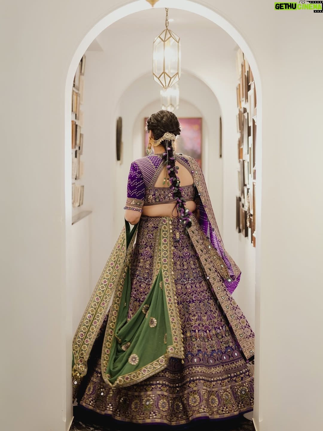 Anshula Kapoor - 85.3K Likes - Every detail you see here - the outfit, the hair, the makeup - came straight from the hearts and hands of people I love.

@arpita__mehta , you’ve been with me through every first: my first sari, my first lehenga.. so it only felt right that you make my first wedding outfit too. You pour love into every thread, and I felt it all. My lehenga reflected a piece of us - with Bandhini, traditional Kutch embroidery, and mirror work that honoured Rohan’s roots, and your heart in every stitch. Thank you for making me the lehenga of my dreams & indulging me and all my whims and wishes! 🤗

@manishamelwani , thank you for making me feel my most beautiful. For gently pushing me outside my comfort zone and for always saying “let’s try it” to every wild idea we’ve had together.🥰

@sabakhanmakeup & @hairby_shivanik , you two have been with me through every look, every shoot, every meltdown.. you’ve dolled me up for birthdays, for a few special date nights, and every small and big occasion in between. You’re not just my glam team - you’re family. I wouldn’t have dreamt of doing this day without you. Thank you for all the love, laughter, and patience through every bit of my crazy. 🤗

Best team, biggest cheerleaders, and the reason I walked into the day grounded, smiling & glowing. Feeling completely me! 💜

📸: @thehouseontheclouds 

Outfit: @arpitamehtaofficial
Jewelry - @ajewelsbyanmol, gold kadas are moms
Footwear: @aprajitatoorofficial 
Styled by: @manishamelwani, Assisted by @rudri_kariya
Draper: @jayatai_
Makeup: @sabakhanmakeup
Hair: @hairby_shivanik
Nails: @naildateofficial 
Content team: @daultanipawan @bothrasakshi