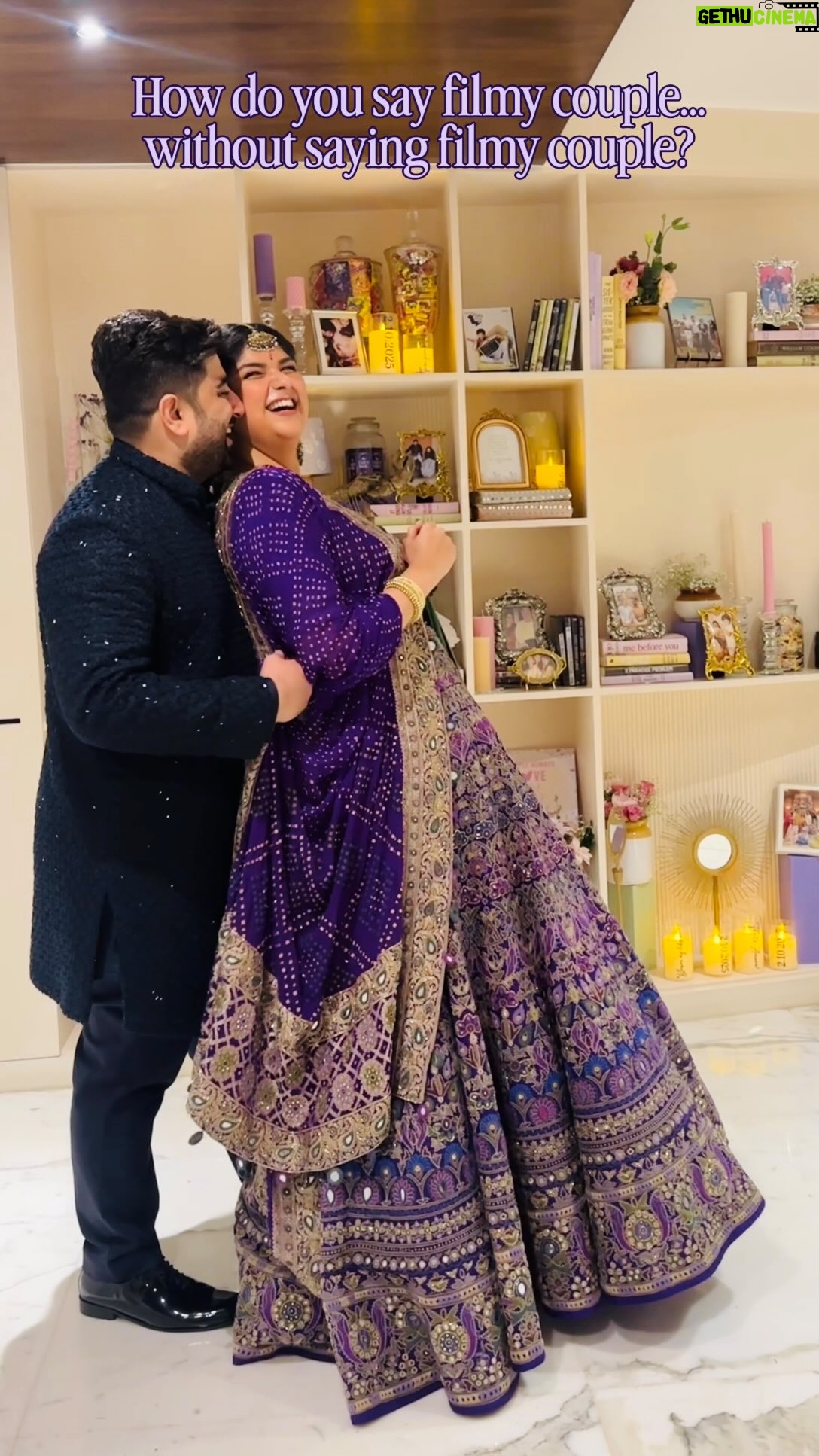 Anshula Kapoor - 97.3K Likes - Forever my partner in laughter and chaos!🤓

@rohanthakkar1511 I would unleash my filmy side only for you 🤣

—
Event Planning: @shaadisquad
Photo & Video: @thehouseontheclouds
Music: @shanayshahmusic @niine.artist
Catering: @foodlinkcatering & @therameshwaramcafe
Invitation design: @pixiedustdesign
Decor & design: @threeentertainment
Florals: @anchalaurora
Carpet: @venjara_carpets

For Anshula:
Outfit: @arpitamehtaofficial
Jewelry - @ajewelsbyanmol, kadas are moms
Footwear: @aprajitatoorofficial 
Styled by: @manishamelwani, Assisted by @rudri_kariya
Draper: @jayatai_
Makeup: @sabakhanmakeup
Hair: @hairby_shivanik
Nails: @naildateofficial 
Content team: @daultanipawan @bothrasakshi

For Rohan: 
Outfit: @kunalrawalofficial 
Hair: @aalimhakim @bashir.hair 
Footwear: @sko.store