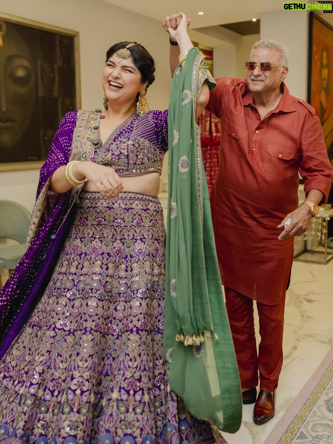 Anshula Kapoor - 240.9K Likes - 02/10/2025 💌

This wasn’t just our Gor Dhana, it was love showing up in every little detail. Ro’s favorite words have always been “Always and Forever” - and today, they started to feel real in the sweetest way. His love makes me believe fairytales don’t just live in books, they live in moments like these.

A room overflowing with laughter, hugs, blessings, and the people who make our world feel full. And then, Ma’s love…quietly wrapping itself around us. In her flowers, in her words, in her seat, in the way her presence could still be felt everywhere.

All I remember is looking around and thinking: this is what forever should feel like.

 Rab raakha 🤍

—

Photo & Video: @thehouseontheclouds
Decor & design: @threeentertainment 
Event Planning: @shaadisquad 
Music: @shanayshahmusic @niine.artist
Invitation design: @pixiedustdesign 
Catering: @foodlinkcatering & @therameshwaramcafe
Florals: @anchalaurora
Carpet: @venjara_carpets

For Anshula:
Outfit: @arpitamehtaofficial
Jewelry - @ajewelsbyanmol, sankla kadas are moms 
Footwear: @aprajitatoorofficial 
Styled by: @manishamelwani, Assisted by @rudri_kariya
Draper: @jayatai_
Makeup: @sabakhanmakeup
Hair: @hairby_shivanik 
Nails: @naildateofficial 
Content team: @daultanipawan @bothrasakshi

For Rohan: 
Outfit: @kunalrawalofficial 
Hair: @aalimhakim @bashir.hair 
Footwear: @sko.store
