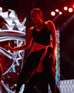 Anukreethy Vas Instagram - Take more chances, dance more dances 💃🏼
.
I got to dance with the legend himself @prabhudevaofficial master and i still pinch myself 🙈