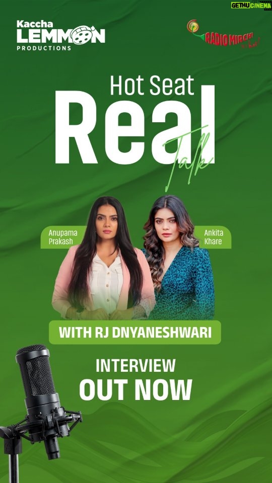 Anupama Prakash - 716 Likes - From beats to behind-the-scenes Anupama Prakash & Ankita Khare get real on the Hot Seat with RJ Dnyaneshwari!

Mirch Billi is more than a song it’s a whole vibe.
On Air now at Radio Mirchi 🔥

#MirchBilli #RadioMirchi #HotSeatTalks #OnAirWithMirchi #BehindTheBeats #AnupamaPrakash #AnkitaKhare #RJTalks #MirchiExclusive #NewMusicDrop #RealTalkNoFilter