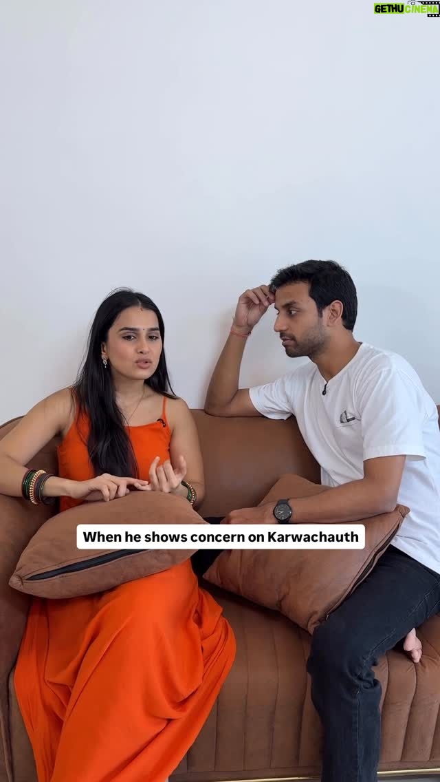 Anushka Kaushik - 44.5K Likes - Ab issey jyda kya karu
.
.
.
.#karwachauthspecial #karwachauth #kalesh #ajaywhines