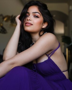 Anwita Sundaram Instagram - Not doing too much, just enough to break the internet 💜✨
Shot and styled by @iamashimaarora
#Instagram #Instagood #Explore #Purple #Picoftheday #Anwita