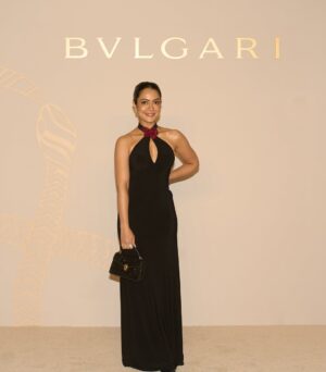 Anya Singh Instagram - Wearing @bvlgari’s iconic design for the Serpenti Infinito Exhibition @nmacc.india which was absolute magic 💙

Bvlgaris interpretation of the serpent has always been iconic. But it was truly fascinating to see how important the motif has been in our country’s tradition, displayed through art and artefacts across diverse cultures and time.

#Bvlgari #BvlgariJewelry #Serpenti #SerpentiInfinito
#NitaMukeshAmbaniCulturalCentre #ArtHouse

Outfit - @labelankitajain
Accessories - @karishma.joolry
Styled by - @ruchikrishnastyles 
Make up - @nickyrajani_ 
Hair by- @yashdeeps7 
Photography - @haranish.hrf