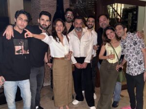 Anya Singh Instagram - The team behind this dream! ♥️

Thank you captain @___aryan___  for creating this monster of a show which I got to be a part of & for the energy that transcended through you.

It’s been a treat to be a part of this journey, one full of stomach hurting laughter, solid support and love. So grateful to also have got a chance to work with a brigade of talent across every department. 

Lastly, a big hug to the Singh family without whom Sanya’s life would have had no drama 😂🫶🏼
@lakshya @raghavjuyal #manojpahwa sir 🤗🤗

Fortunate to have so many dreams come true through one project🧿.