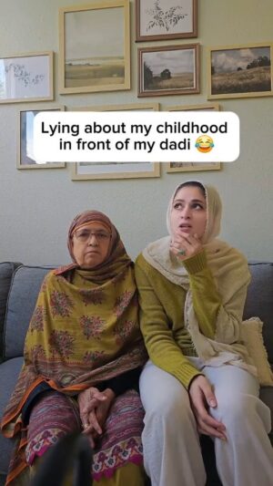 Arij Fatyma Instagram - She got so angry 😂😂😂
#ohioinfluencer #michiganinfluencer #pakistani #grandmas