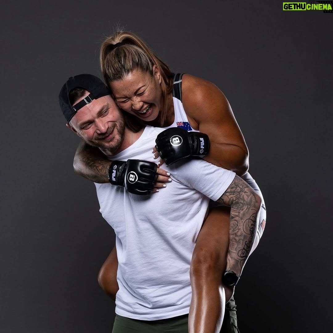 Arlene Blencowe - 535 Likes - What a ride! You and me 🫶🏽
For the past 10 years you’ve been my biggest support. Picking me up at my lowest points and been there to celebrate the highs. The right balance of being soft with me when I need it and also telling me to pull my head in. 
All I can say is that I wouldn’t have reached the levels that I did, if it wasn’t for you. 
From having the confidence in yourself and the trust in me and our relationship, to allow me to fully give everything to being a fighter. Being away for months on end while you were home with the kids. To supporting me in every crazy idea I’ve had and continue to have. You’re my rock and I’m forever grateful that life has blessed me with you!! 
We did this together, we changed the narrative of our lives and gave our family the beautiful future that we have.