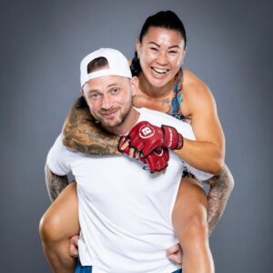 Arlene Blencowe Instagram - What a ride! You and me 🫶🏽
For the past 10 years you’ve been my biggest support. Picking me up at my lowest points and been there to celebrate the highs. The right balance of being soft with me when I need it and also telling me to pull my head in. 
All I can say is that I wouldn’t have reached the levels that I did, if it wasn’t for you. 
From having the confidence in yourself and the trust in me and our relationship, to allow me to fully give everything to being a fighter. Being away for months on end while you were home with the kids. To supporting me in every crazy idea I’ve had and continue to have. You’re my rock and I’m forever grateful that life has blessed me with you!! 
We did this together, we changed the narrative of our lives and gave our family the beautiful future that we have.
