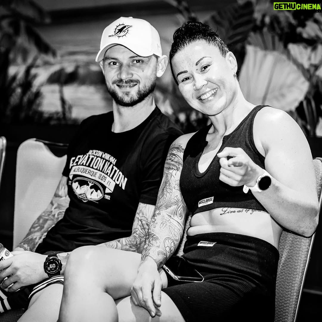 Arlene Blencowe - 535 Likes - What a ride! You and me 🫶🏽
For the past 10 years you’ve been my biggest support. Picking me up at my lowest points and been there to celebrate the highs. The right balance of being soft with me when I need it and also telling me to pull my head in. 
All I can say is that I wouldn’t have reached the levels that I did, if it wasn’t for you. 
From having the confidence in yourself and the trust in me and our relationship, to allow me to fully give everything to being a fighter. Being away for months on end while you were home with the kids. To supporting me in every crazy idea I’ve had and continue to have. You’re my rock and I’m forever grateful that life has blessed me with you!! 
We did this together, we changed the narrative of our lives and gave our family the beautiful future that we have.