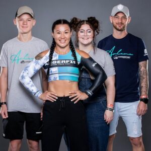Arlene Blencowe Instagram - What a ride! You and me 🫶🏽
For the past 10 years you’ve been my biggest support. Picking me up at my lowest points and been there to celebrate the highs. The right balance of being soft with me when I need it and also telling me to pull my head in. 
All I can say is that I wouldn’t have reached the levels that I did, if it wasn’t for you. 
From having the confidence in yourself and the trust in me and our relationship, to allow me to fully give everything to being a fighter. Being away for months on end while you were home with the kids. To supporting me in every crazy idea I’ve had and continue to have. You’re my rock and I’m forever grateful that life has blessed me with you!! 
We did this together, we changed the narrative of our lives and gave our family the beautiful future that we have.