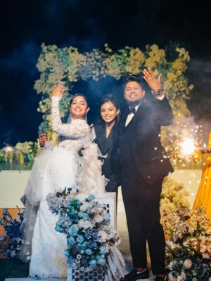 Arya Instagram - I”ll love you for a thousand moreeeee ❤️
Captured by @skabhijithphotography
MUA @shoshank_makeup
Styling @sabarinathk_
Earring @meralda.jewels
Bridal bouquet with charm locket @sumamsflorals
Sibin’s and Khushi’s attire @men_in_q_wedding
Sibin’s mua @chan_aneesh
Ring box @woodthought
Wedding cake @annabakes.mrsannasamuel
Wedding decor @marshal__events
Location @estuary_sarovar_premiere