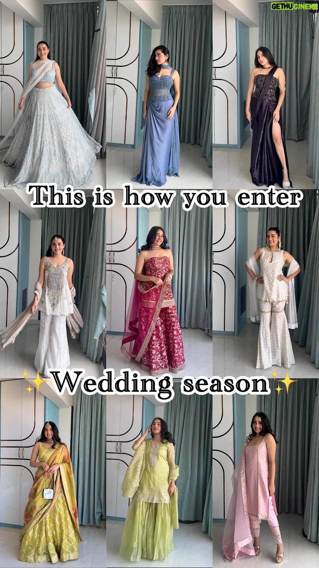 Asfi Javed - 12.7K Likes - Which one is your favourite? ✨

1st outfit - @monkandmei_by_soniaanand 
2nd outfit - @sidhaarthanddisha 
3rd outfit - @evabledesigns 
4th outfit - @pramila.shop 
5th outfit - @rukhbyritukumar 
6th outfit - @asbaabofficial 
7th outfit - @monkandmei_by_soniaanand 
8th outfit - @saundhindia 
9th outfit - @thekoskii 

#wedding#weddingseason