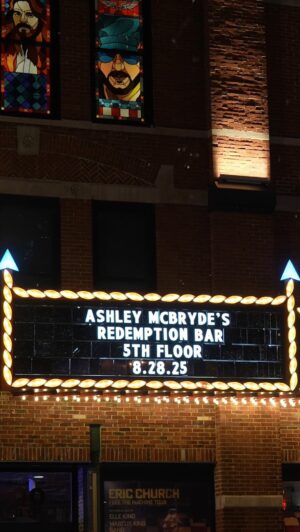 Ashley McBryde Instagram - Broadway’s getting a new kind of bar. It’s called Redemption, and it’s for all of us.
Since deciding to live sober, I’ve wanted to create a space that normalizes non-alcoholic options first and is still a real bar. A place where people can connect, unwind, and hear original songs.
Redemption is coming soon to the 5th floor of @chiefsbroadway. I can’t wait for you to see it.